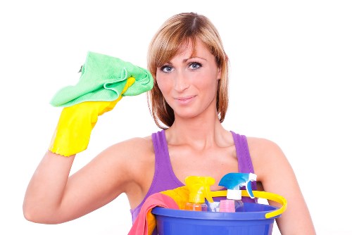 Cleaning team preparing a deep clean service checklist
