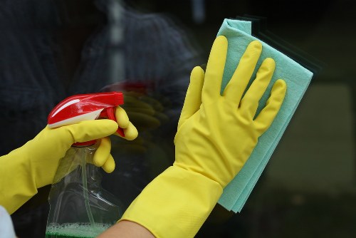 Professional cleaners in Bow providing domestic cleaning support in a modern home