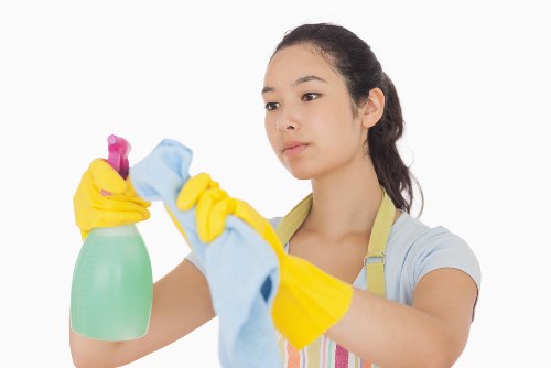 Illustration of ethical cleaning staff upholding human rights