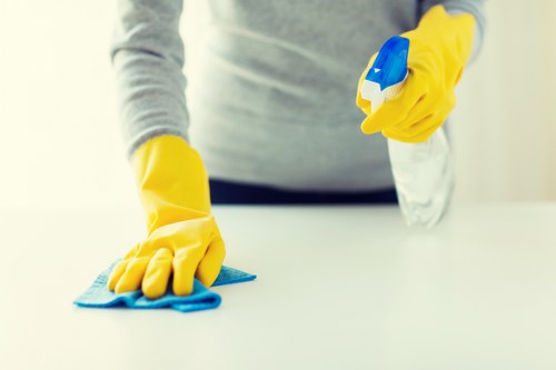 Kitchen oven cleaning in Bow with professional equipment
