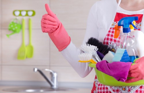 Final inspection-ready cleaning of a rental home in Bow