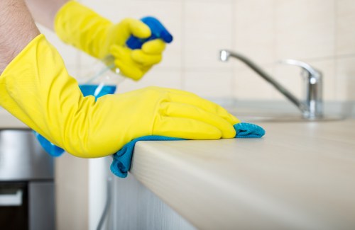 Fresh and organised office space after professional cleaning