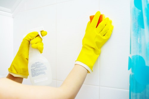 Local Bow cleaners handling routine housekeeping tasks