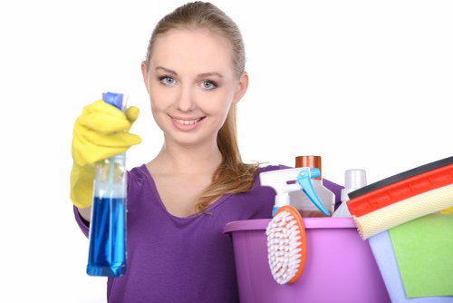 Bathroom deep cleaning in Bow removing limescale and grime